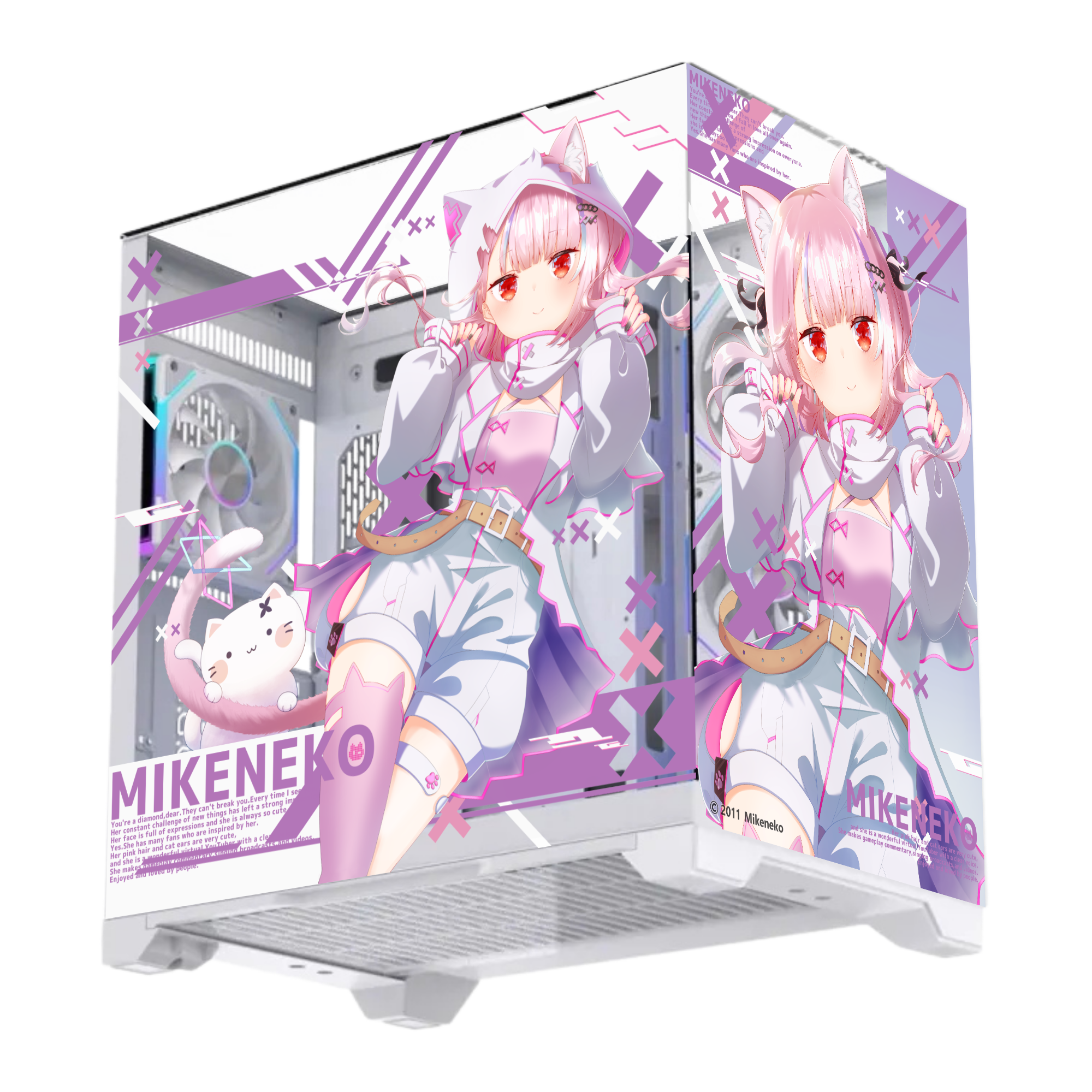 みけねこ オリジナルケース WHITE